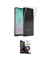 ieg™ Galaxy A31 Kılıf Zirve Doku - Şeffaf Temperli Cam Ekran Koruyucu