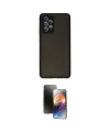 ieg™ Galaxy A32 Kılıf Ahenk Çizgi Serisi - Siyah 3D Antistatik Mat Seramik Nano Ekran Koruyucu