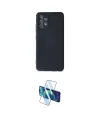 ieg™ Galaxy A32 Kılıf Ahenk Serisi - Siyah 3D Antistatik Cam Ekran Koruyucu