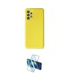 ieg™ Galaxy A32 Kılıf Ahenk Serisi - Siyah 3D Antistatik Cam Ekran Koruyucu