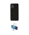 ieg™ Galaxy A32 Kılıf Ahenk Serisi - Siyah 3D Antistatik Cam Ekran Koruyucu