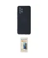 ieg™ Galaxy A32 Kılıf Ahenk Serisi - Siyah 6D Mat Seramik Hayalet Nano Ekran Koruyucu