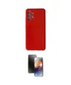 ieg™ Galaxy A32 Kılıf Kozmos Yansıma Özel Seri - Siyah 3D Antistatik Mat Seramik Nano Ekran Koruyucu