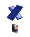 ieg™ Galaxy A32 Kılıf Kozmos Yansıma Özel Seri - Siyah 3D Antistatik Mat Seramik Nano Ekran Koruyucu