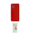 ieg™ Galaxy A32 Kılıf Kozmos Yansıma Özel Seri - Siyah Mat Seramik Nano Ekran Koruyucu