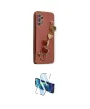 ieg™ Galaxy A32 Kılıf Nova Işık Prime - Siyah 3D Antistatik Cam Ekran Koruyucu