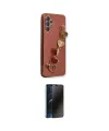 ieg™ Galaxy A32 Kılıf Nova Işık Prime - Siyah 3D Antistatik Hayalet Cam Ekran Koruyucu