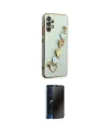 ieg™ Galaxy A32 Kılıf Nova Işık Prime - Siyah 3D Antistatik Hayalet Cam Ekran Koruyucu