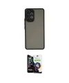 ieg™ Galaxy A33 5G Kılıf Ahenk Çizgi Serisi - Şeffaf Temperli Cam Ekran Koruyucu