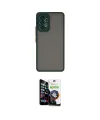 ieg™ Galaxy A33 5G Kılıf Ahenk Çizgi Serisi - Şeffaf Temperli Cam Ekran Koruyucu
