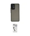 ieg™ Galaxy A33 5G Kılıf Ahenk Çizgi Serisi - Şeffaf Uv Polymer Nano Ekran Koruyucu
