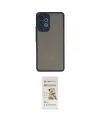 ieg™ Galaxy A33 5G Kılıf Ahenk Çizgi Serisi - Siyah Mat Seramik Nano Ekran Koruyucu