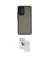 ieg™ Galaxy A33 5G Kılıf Ahenk Çizgi Serisi - Siyah Seramik Nano Ekran Koruyucu