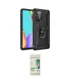 ieg™ Galaxy A33 5G Kılıf Ahenk Klasik Koleksiyonu - Siyah 20D Premium Cam Ekran Koruyucu