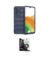 ieg™ Galaxy A33 5G Kılıf Atlas Koleksiyonu - Şeffaf Temperli Cam Ekran Koruyucu
