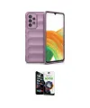 ieg™ Galaxy A33 5G Kılıf Atlas Koleksiyonu - Şeffaf Temperli Cam Ekran Koruyucu