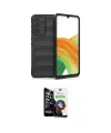 ieg™ Galaxy A33 5G Kılıf Atlas Koleksiyonu - Şeffaf Temperli Cam Ekran Koruyucu