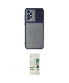 ieg™ Galaxy A33 5G Kılıf Vadi Çizgi - Siyah 20D Premium Cam Ekran Koruyucu