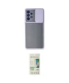 ieg™ Galaxy A33 5G Kılıf Vadi Çizgi - Siyah 20D Premium Cam Ekran Koruyucu