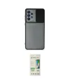 ieg™ Galaxy A33 5G Kılıf Vadi Çizgi - Siyah 20D Premium Cam Ekran Koruyucu