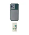 ieg™ Galaxy A33 5G Kılıf Vadi Çizgi - Siyah 20D Premium Cam Ekran Koruyucu