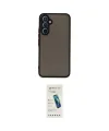 ieg™ Galaxy A34 5G Kılıf Ahenk Çizgi Serisi - Şeffaf Pasifik Cam Ekran Koruyucu