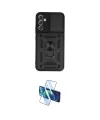 ieg™ Galaxy A34 5G Kılıf Ahenk Klasik - Siyah 3D Antistatik Seramik Nano Ekran Koruyucu