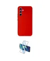 ieg™ Galaxy A34 5G Kılıf Ahenk Serisi - Siyah 3D Antistatik Cam Ekran Koruyucu