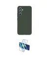 ieg™ Galaxy A34 5G Kılıf Ahenk Serisi - Siyah 3D Antistatik Cam Ekran Koruyucu