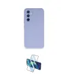 ieg™ Galaxy A34 5G Kılıf Ahenk Serisi - Siyah 3D Antistatik Cam Ekran Koruyucu
