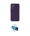 ieg™ Galaxy A34 5G Kılıf Ahenk Serisi - Siyah 3D Antistatik Cam Ekran Koruyucu