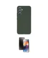 ieg™ Galaxy A34 5G Kılıf Ahenk Serisi - Siyah 3D Antistatik Mat Seramik Nano Ekran Koruyucu