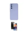 ieg™ Galaxy A34 5G Kılıf Ahenk Serisi - Siyah 3D Antistatik Mat Seramik Nano Ekran Koruyucu