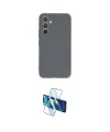 ieg™ Galaxy A34 5G Kılıf Ahenk Serisi - Siyah 3D Antistatik Seramik Nano Ekran Koruyucu