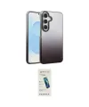 ieg™ Galaxy A34 5G Kılıf Kıvılcım Minimal Özel Seri - Şeffaf Pasifik Cam Ekran Koruyucu