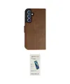 ieg™ Galaxy A34 5G Kılıf Siluet Işık Serisi - Şeffaf Pasifik Cam Ekran Koruyucu