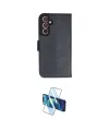 ieg™ Galaxy A34 5G Kılıf Siluet Işık Serisi - Siyah 3D Antistatik Cam Ekran Koruyucu