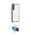 ieg™ Galaxy A34 5G Kılıf Vadi Minimal - Siyah 3D Antistatik Cam Ekran Koruyucu