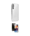 ieg™ Galaxy A34 5G Kılıf Vadi Minimal - Siyah 3D Antistatik Mat Seramik Nano Ekran Koruyucu