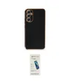 ieg™ Galaxy A34 5G Kılıf Yankı Serisi - Şeffaf Pasifik Cam Ekran Koruyucu