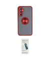 ieg™ Galaxy A34 5G Kılıf Yörünge Çizgi - Şeffaf Pasifik Cam Ekran Koruyucu