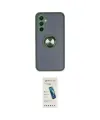 ieg™ Galaxy A34 5G Kılıf Yörünge Çizgi - Şeffaf Pasifik Cam Ekran Koruyucu