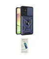 ieg™ Galaxy A35 5G Kılıf Ahenk Klasik - Şeffaf Pasifik Cam Ekran Koruyucu