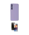 ieg™ Galaxy A35 5G Kılıf Ahenk Serisi - Siyah 3D Antistatik Mat Seramik Nano Ekran Koruyucu