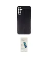 ieg™ Galaxy A35 5G Kılıf Doruk Klasik Özel Seri - Şeffaf Pasifik Cam Ekran Koruyucu