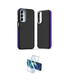 ieg™ Galaxy A35 5G Kılıf Eksen Işık - Siyah 3D Antistatik Cam Ekran Koruyucu