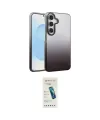 ieg™ Galaxy A35 5G Kılıf Kıvılcım Minimal Özel Seri - Şeffaf Pasifik Cam Ekran Koruyucu