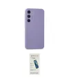 ieg™ Galaxy A35 5G Kılıf Kozmos Yansıma Özel Seri - Şeffaf Pasifik Cam Ekran Koruyucu