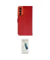 ieg™ Galaxy A35 5G Kılıf Siluet Işık Serisi - Şeffaf Pasifik Cam Ekran Koruyucu