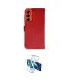 ieg™ Galaxy A35 5G Kılıf Siluet Işık Serisi - Siyah 3D Antistatik Cam Ekran Koruyucu